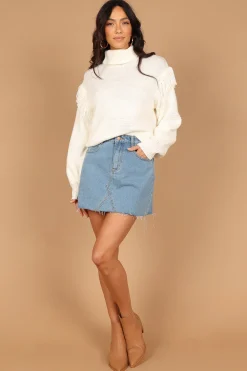 Christie Fringe Knit Sweater