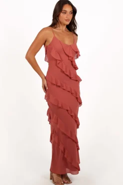 Ciao Ruffles Maxi Dress