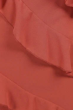Ciao Ruffles Maxi Dress