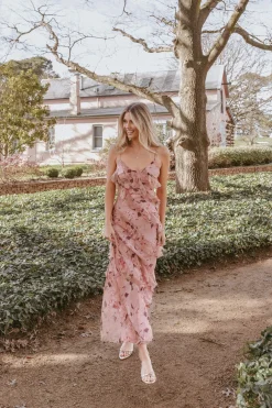 Ciao Ruffles Maxi Dress