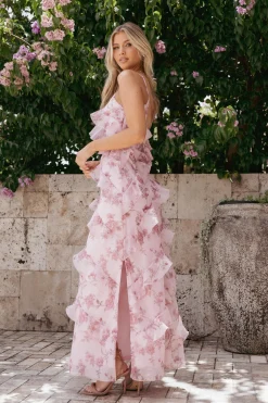 Ciao Ruffles Maxi Dress