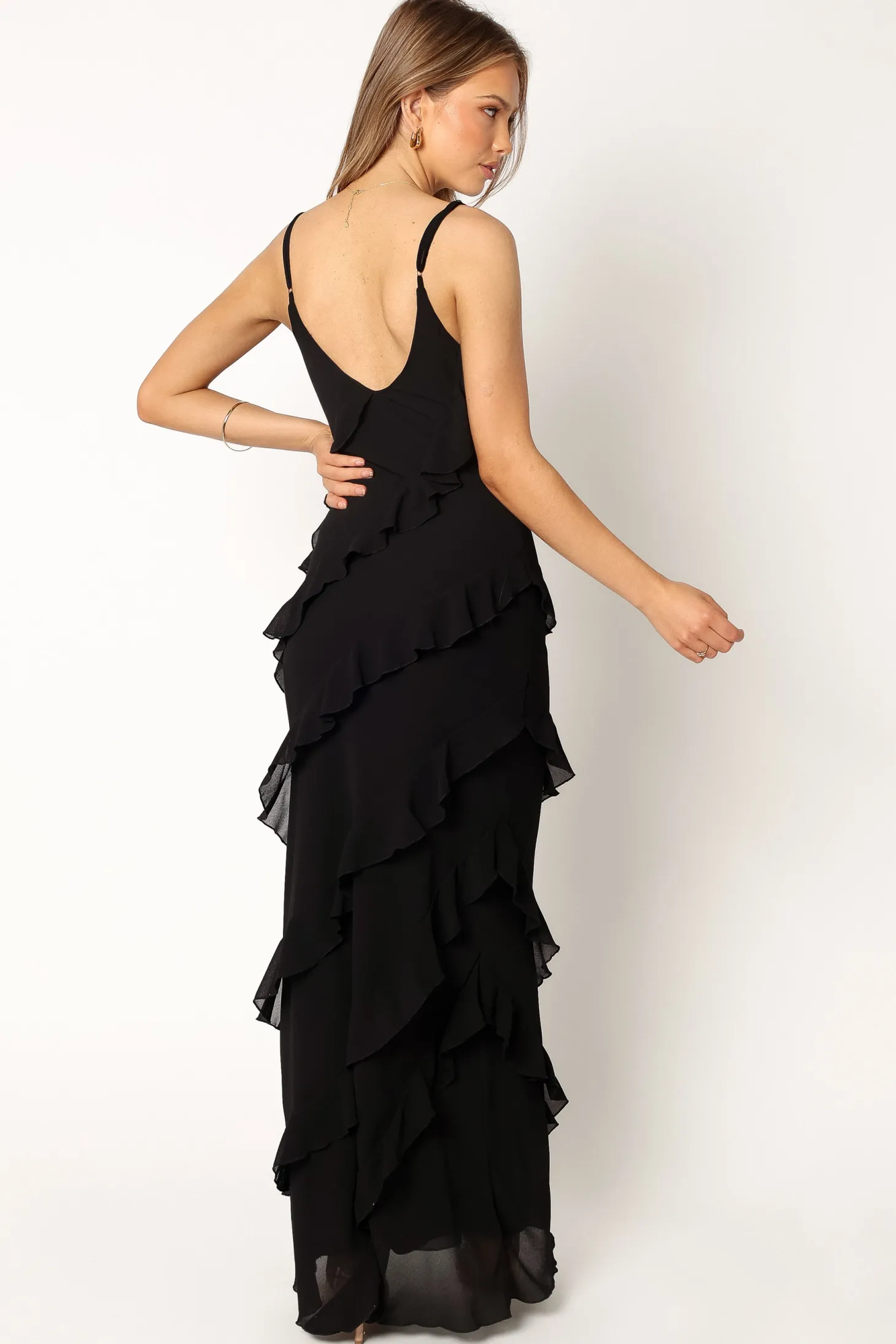 Ciao Ruffles Maxi Dress
