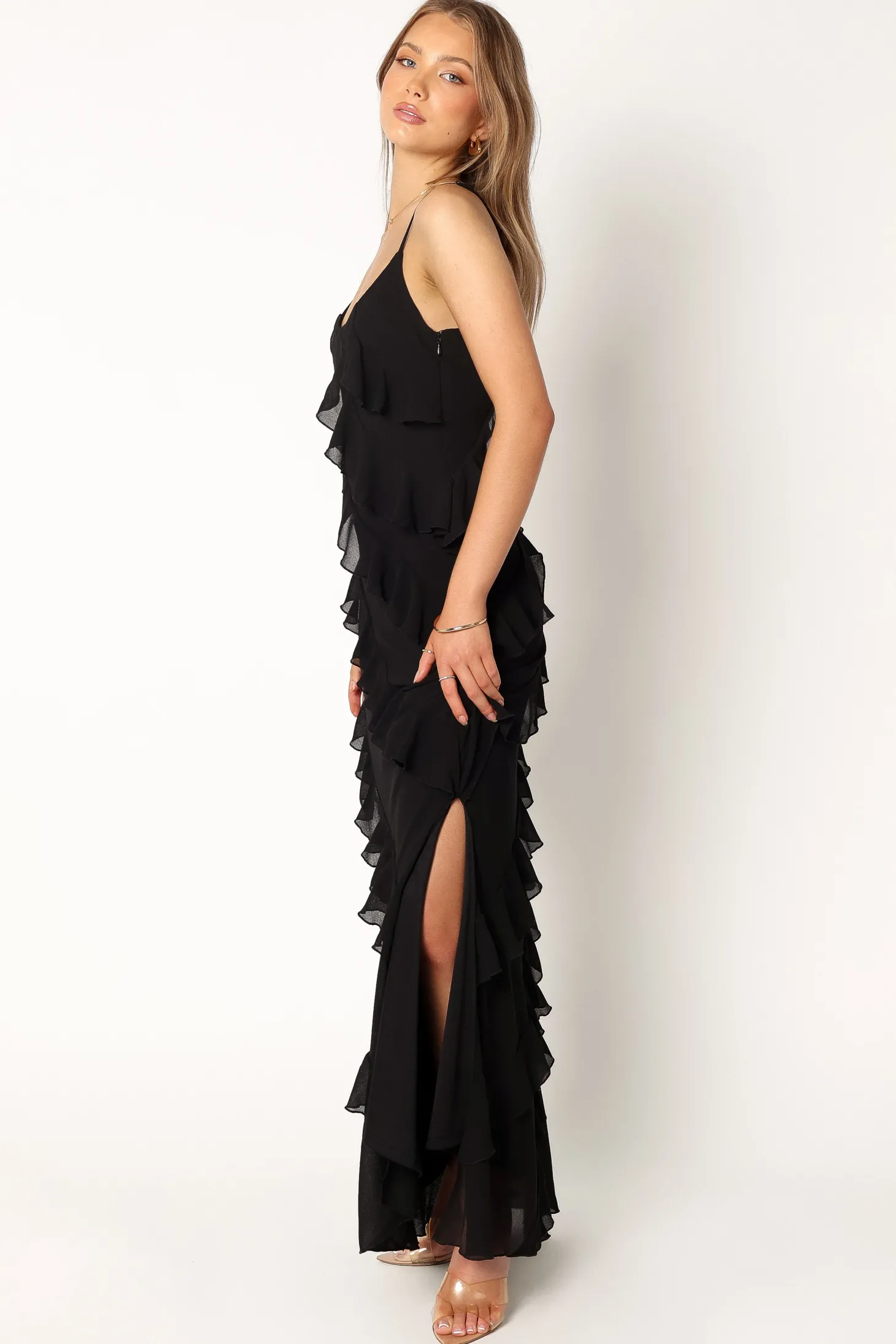 Ciao Ruffles Maxi Dress