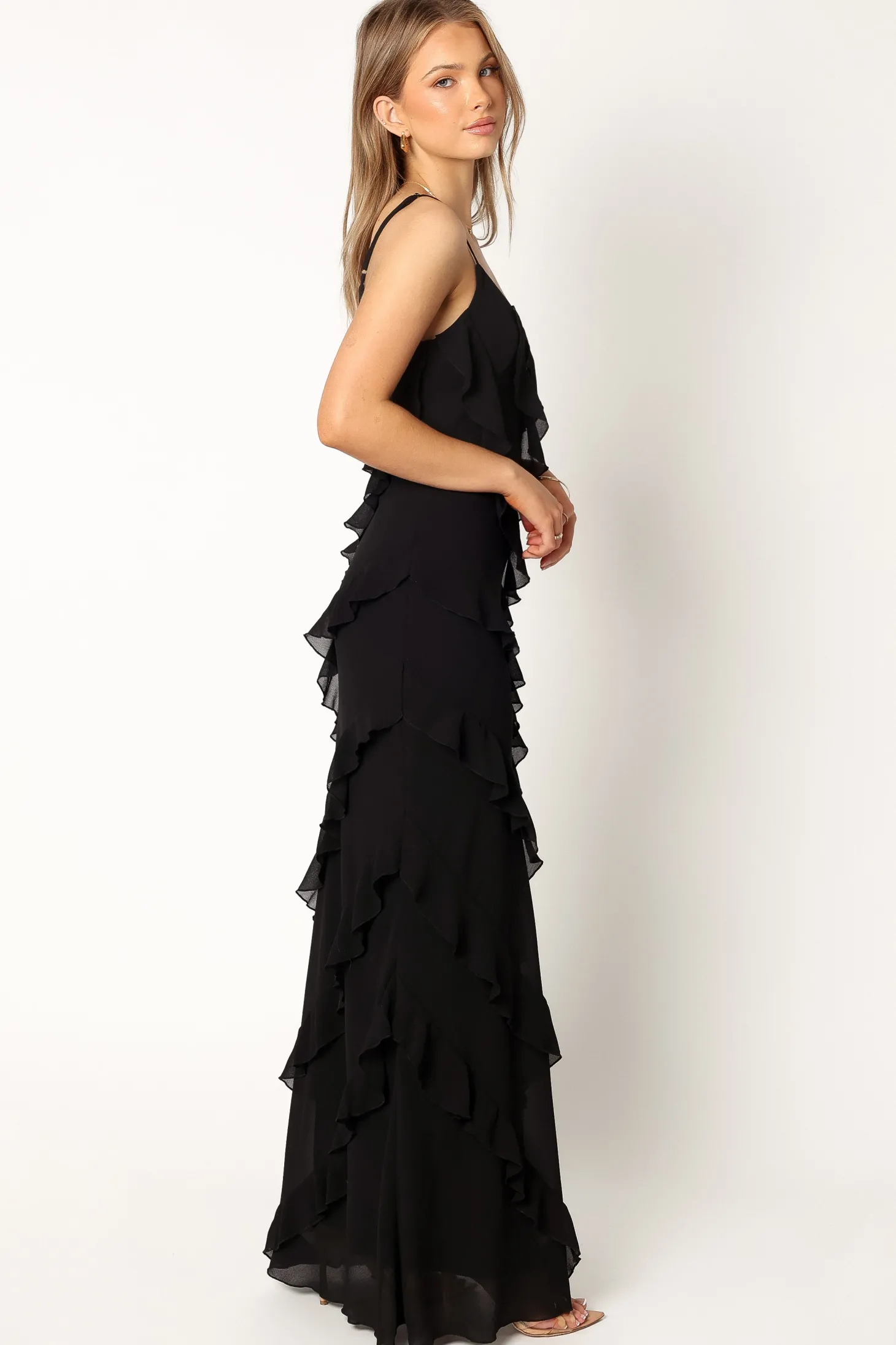 Ciao Ruffles Maxi Dress