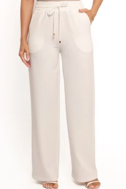 Cinch Wide Leg Crepe Pant