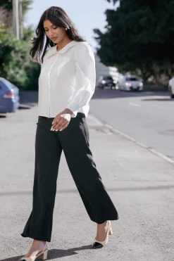 Clark Crepe Wide Leg Pant
