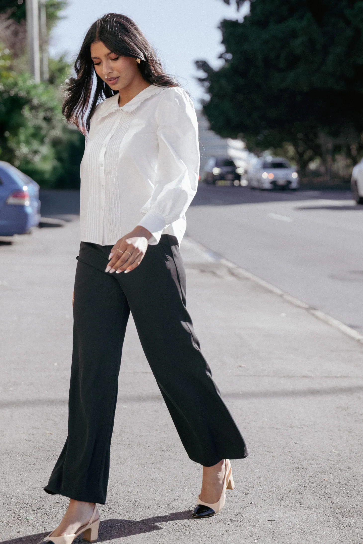 Clark Crepe Wide Leg Pant