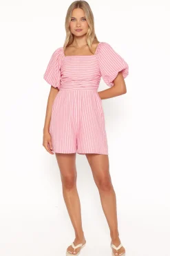 Clo Puff Sleeve Romper
