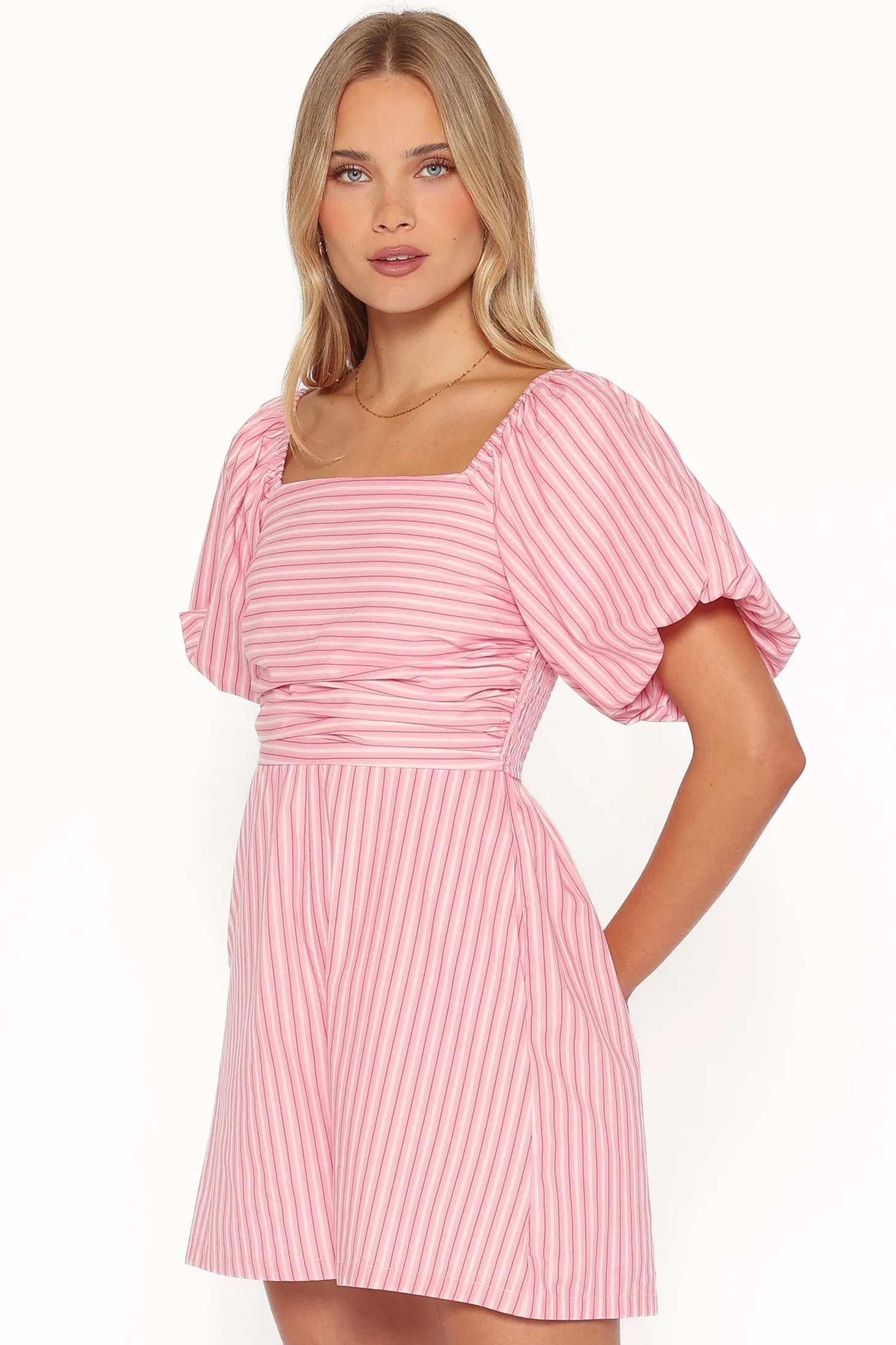 Clo Puff Sleeve Romper