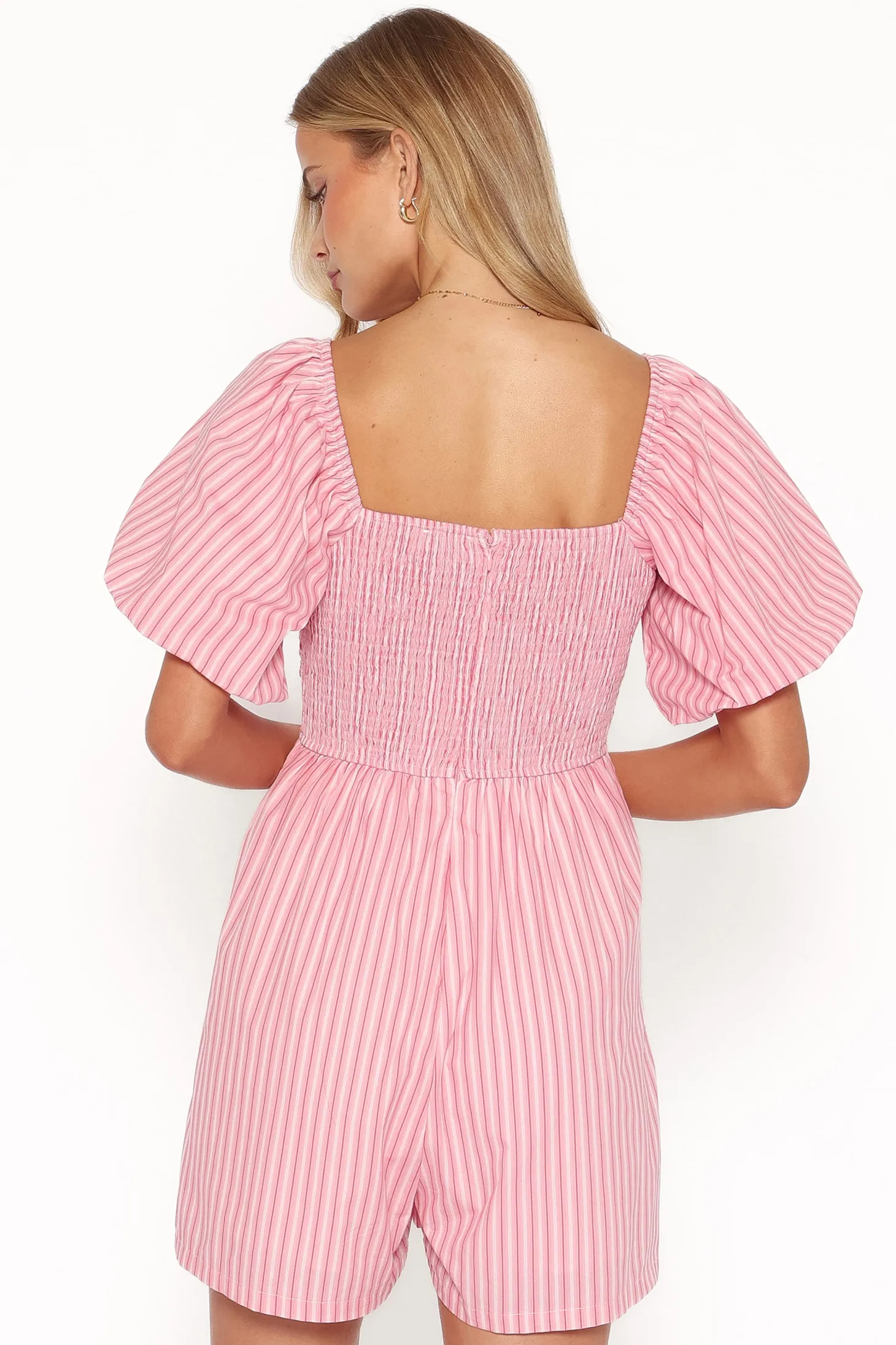 Clo Puff Sleeve Romper
