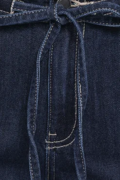 Clover Drawstring Wide Leg Jeans