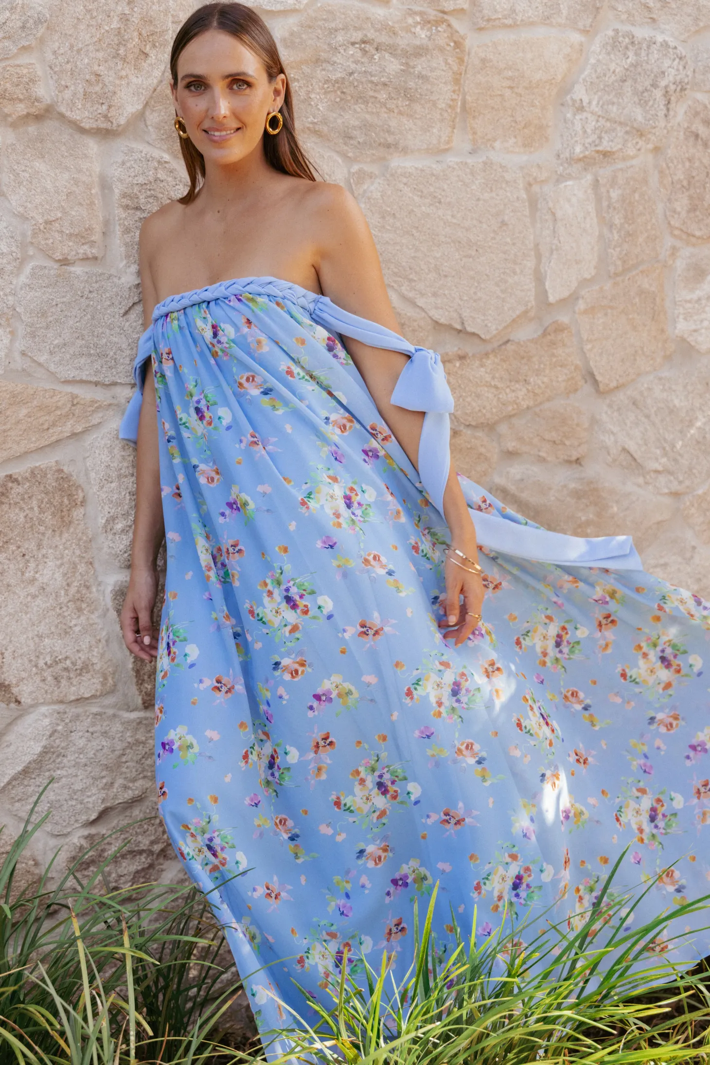Codie Off Shoulder Maxi Dress