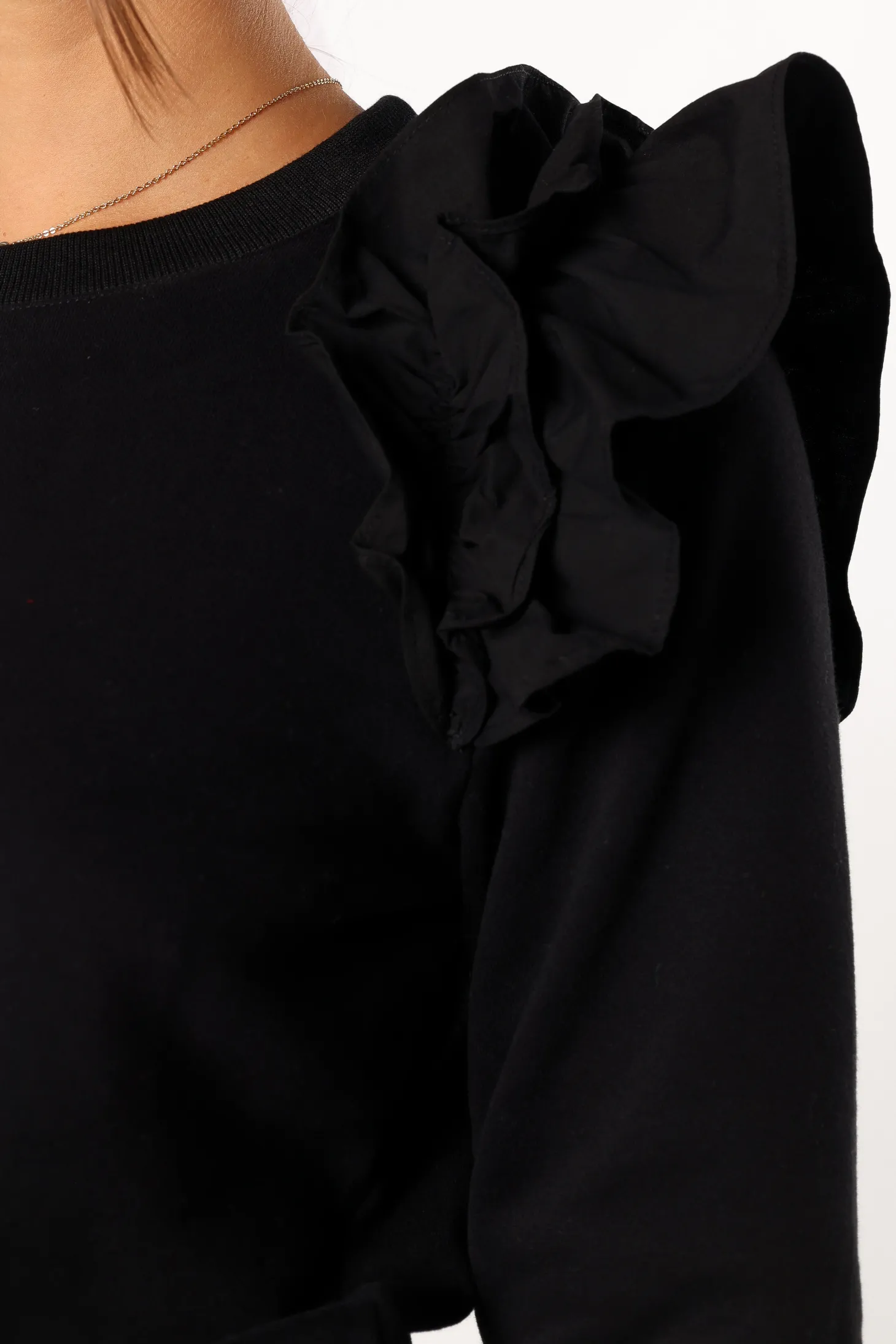 Cora Ruffle Sleeve Sweatshirt