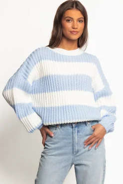 Courtney Thick Stripe Knit Sweater