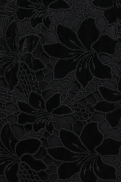 Cynthia Velvet Lace Mini Dress