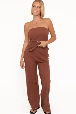 Dalia Eyelet Pant