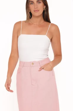 Dana Denim Midi Skirt