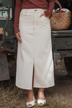 Dana Denim Midi Skirt