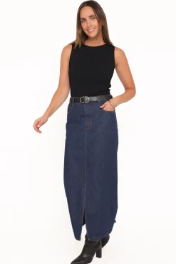 Dana Denim Midi Skirt