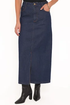Dana Denim Midi Skirt