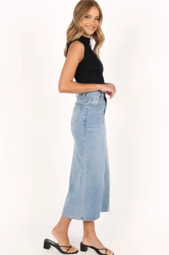 Dana Denim Midi Skirt