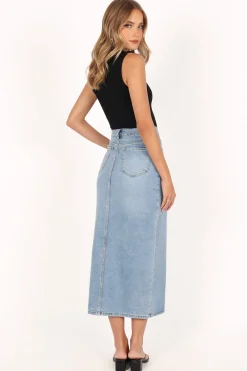 Dana Denim Midi Skirt