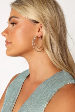 Dancer Double Hoop Earrings