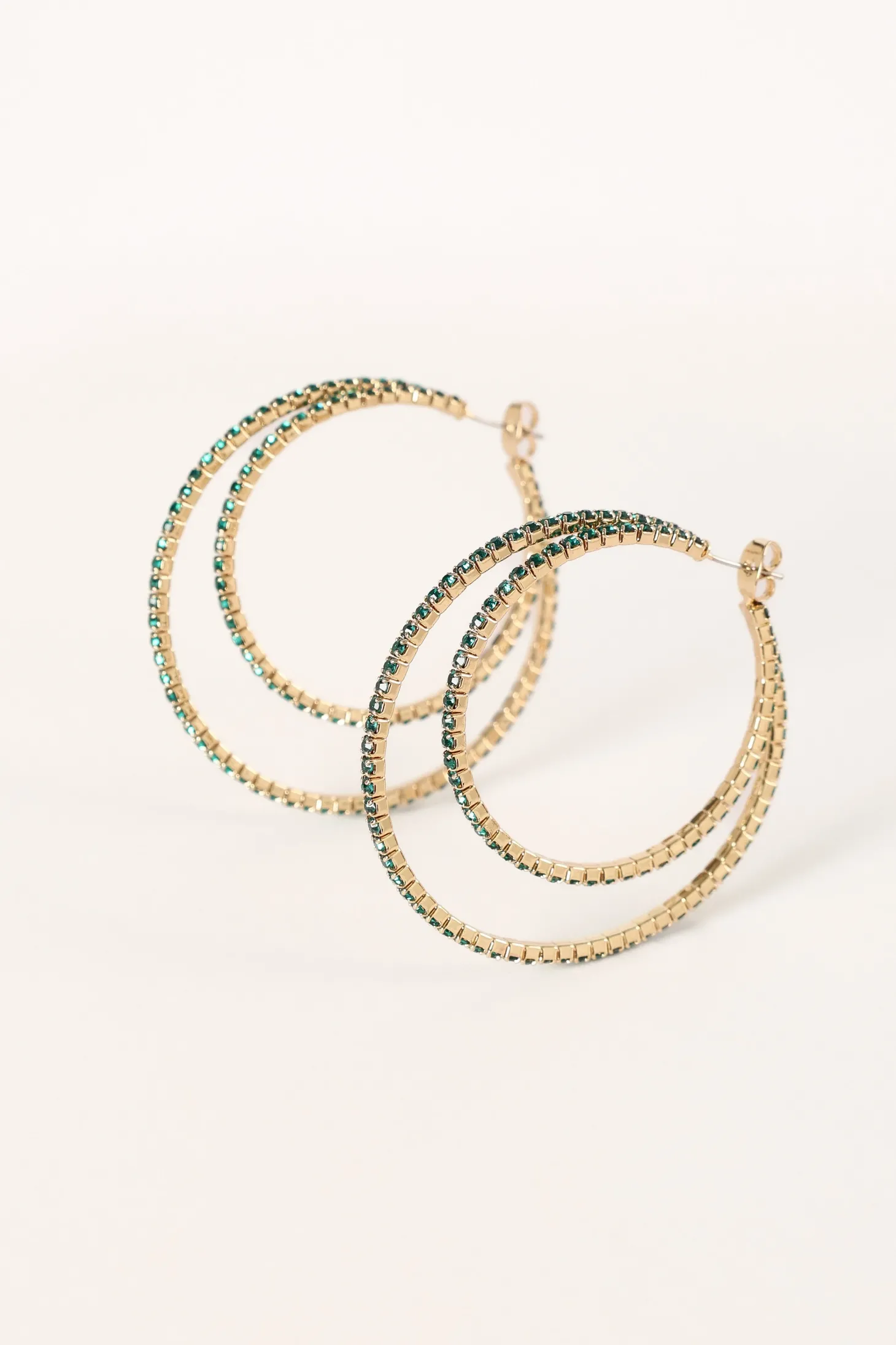 Dancer Double Hoop Earrings