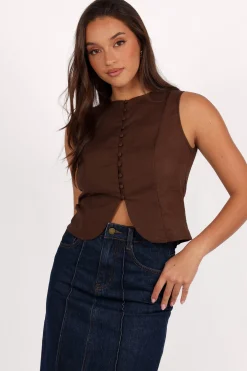 Daniella Linen Vest