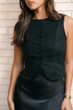 Daniella Linen Vest