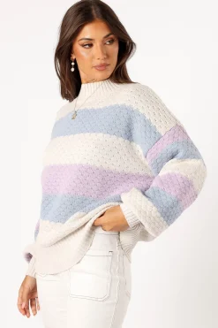 Dani Multi Stripe Knit Sweater
