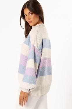 Dani Multi Stripe Knit Sweater