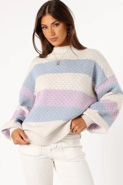 Dani Multi Stripe Knit Sweater