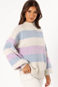 Dani Multi Stripe Knit Sweater