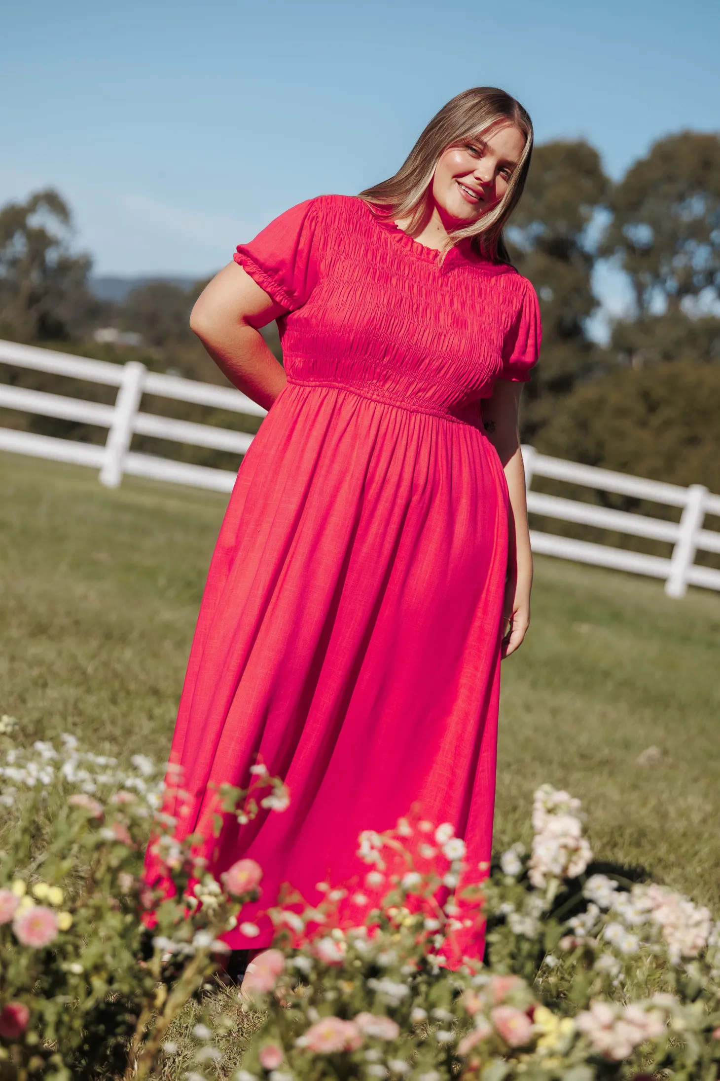Darla Puff Sleeve Dress