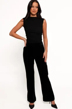Darla Velvet Wide Leg Pants