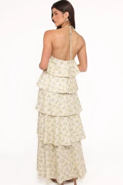 Darlia Halterneck Maxi Dress