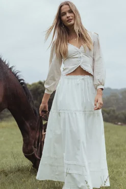 Darlia Tiered Maxi Skirt