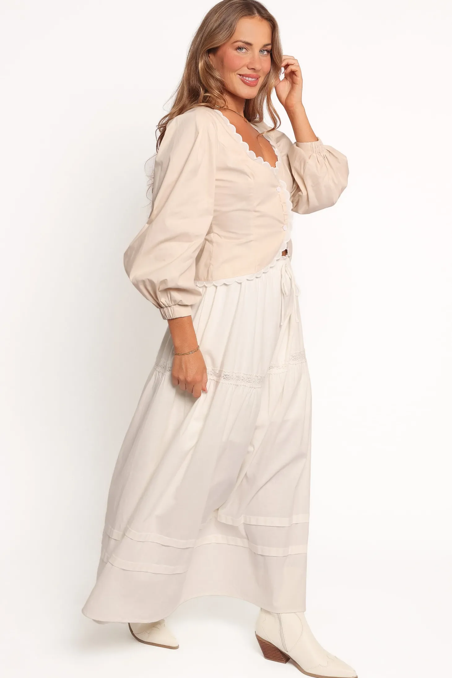 Darlia Tiered Maxi Skirt