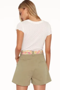Davey Scarf Tie Shorts