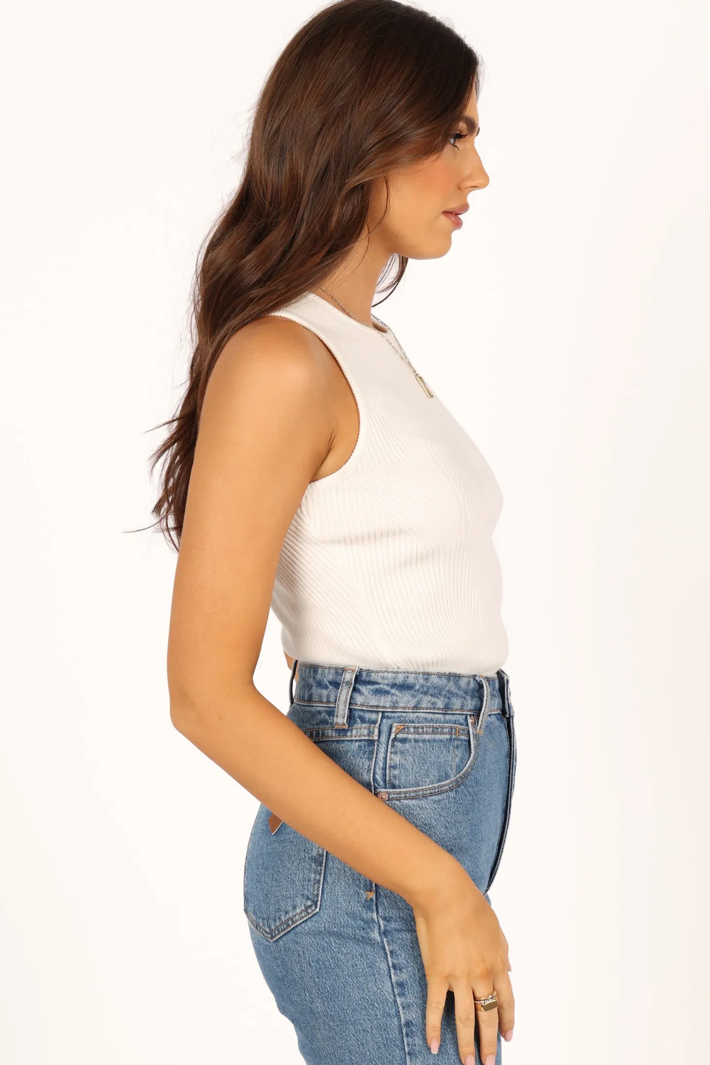 Davie Ribbed Knit Top