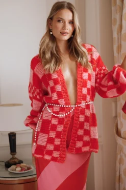 Davina Pattern Open Front Cardigan