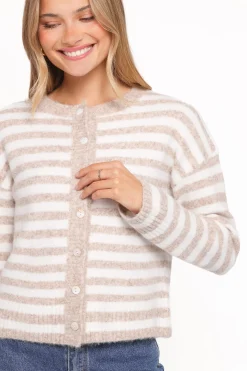 Dean Striped Cardigan
