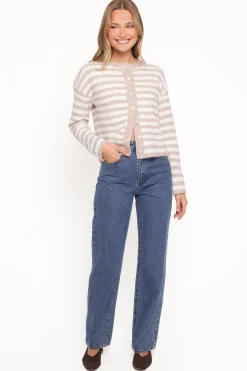Dean Striped Cardigan
