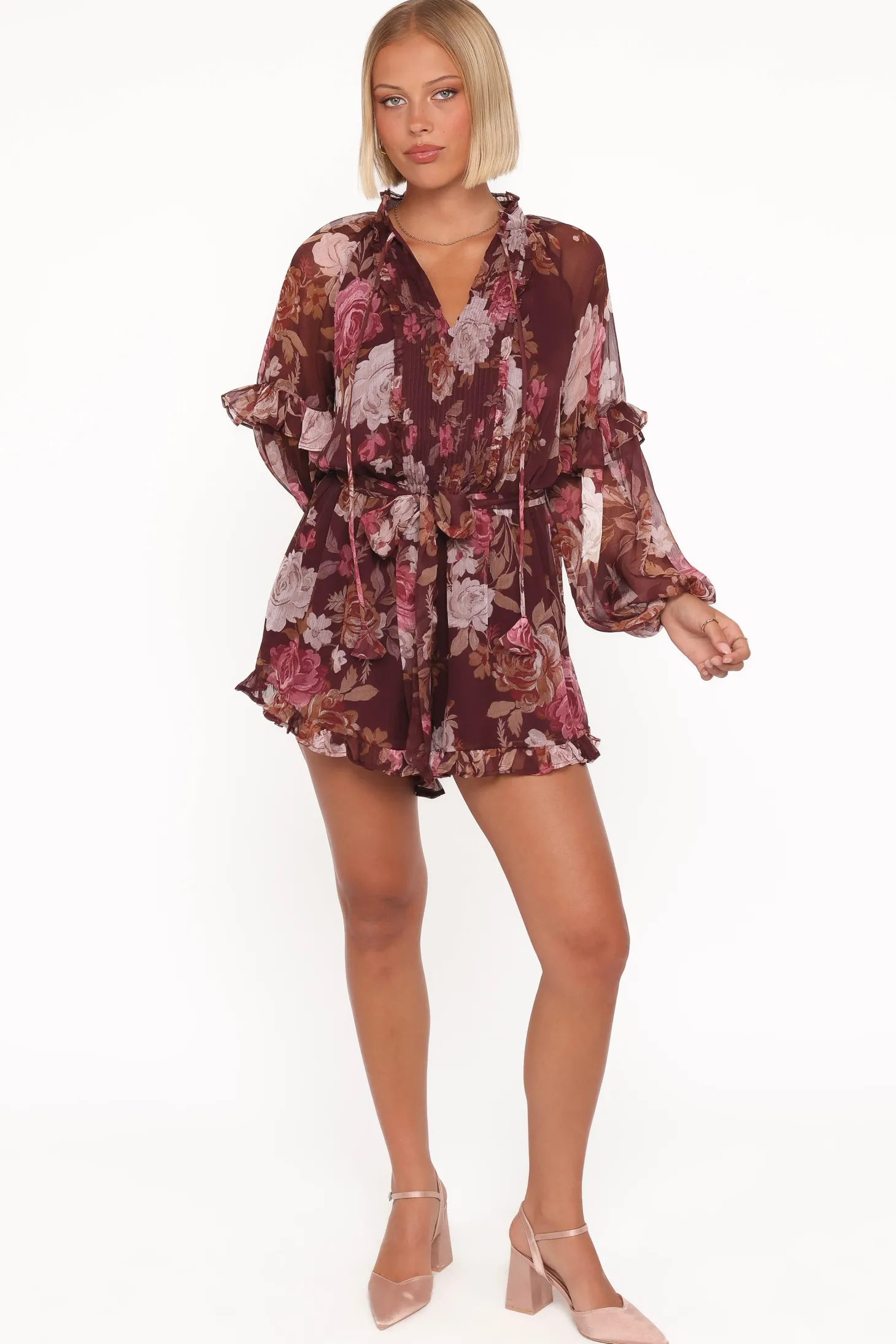 Delaney Long Sleeve Romper