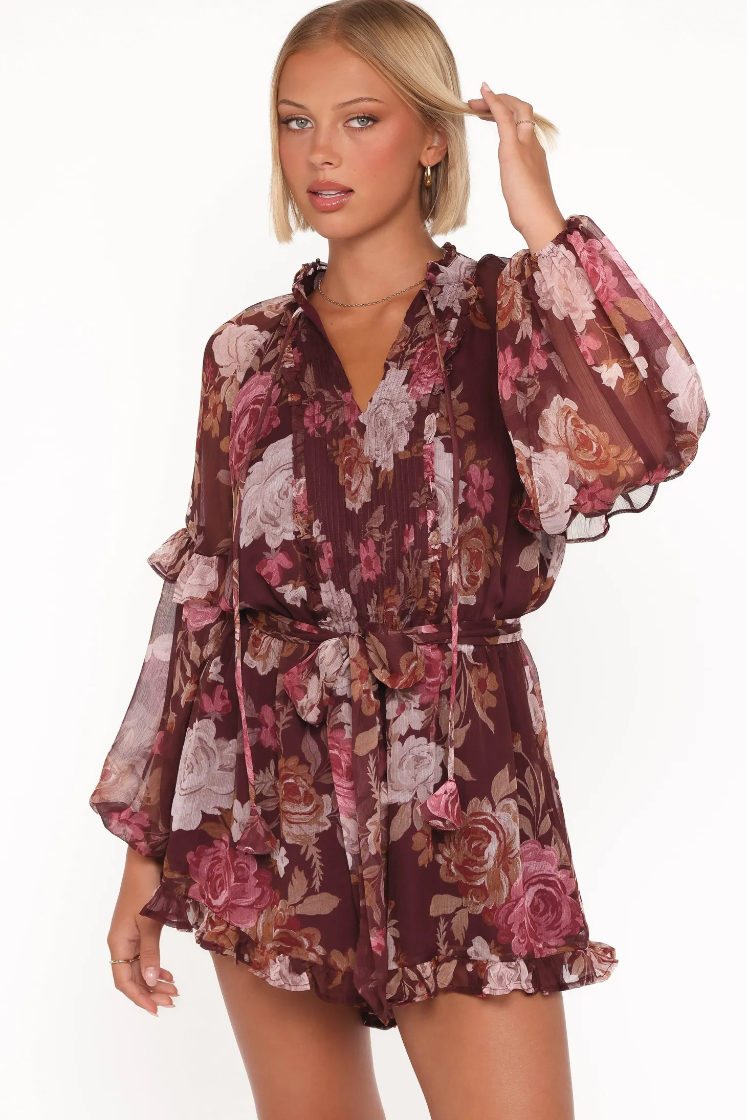 Delaney Long Sleeve Romper