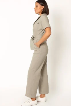 Demi Contrast Stitch Jumpsuit