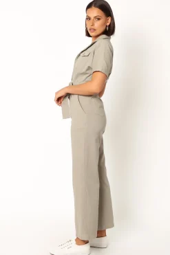 Demi Contrast Stitch Jumpsuit