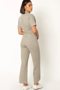 Demi Contrast Stitch Jumpsuit