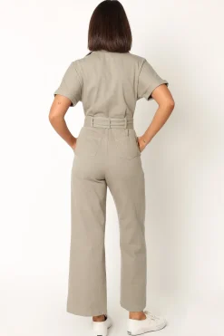 Demi Contrast Stitch Jumpsuit